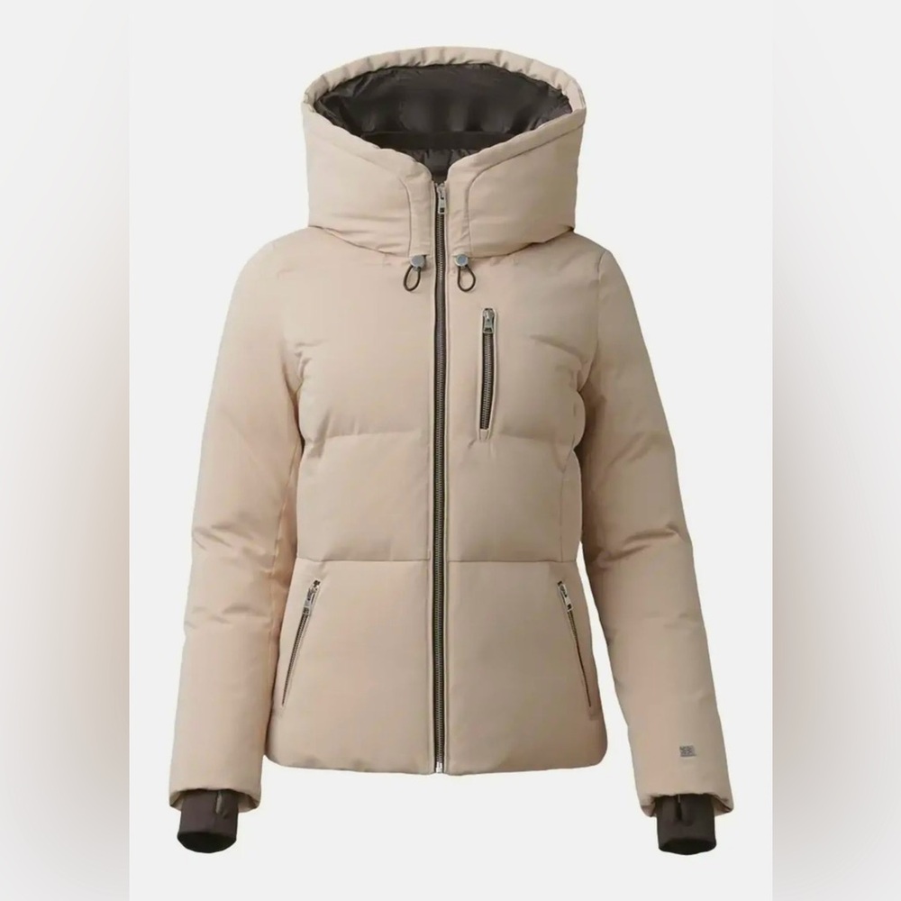 NWT Soia & Kyo Marilou Down Coat in Beige Small
